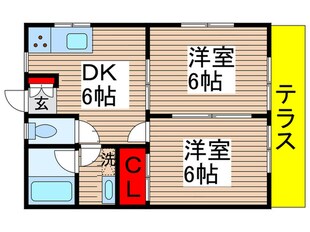 ライフヒルズ５の物件間取画像